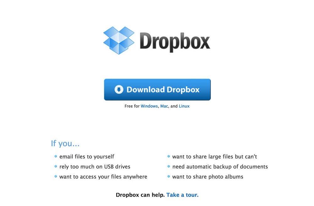 dropbox viral